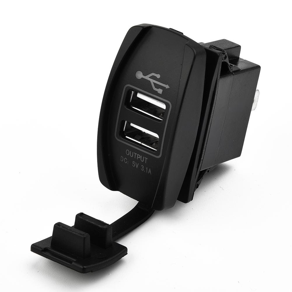 Двойное USB 3.1 Зарядное устройство Переключатель-качалка Carling ARB Белый светодиодный свет Автомобиль Лодка Низкоомная проводка Автоаксессуары Аккумуляторные выключатели5