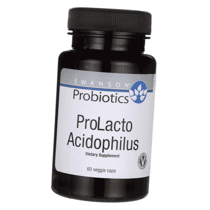 Prolacto Lacidophilus, ProLacto Acidophilus, Swanson 60vegcaps (69280002)