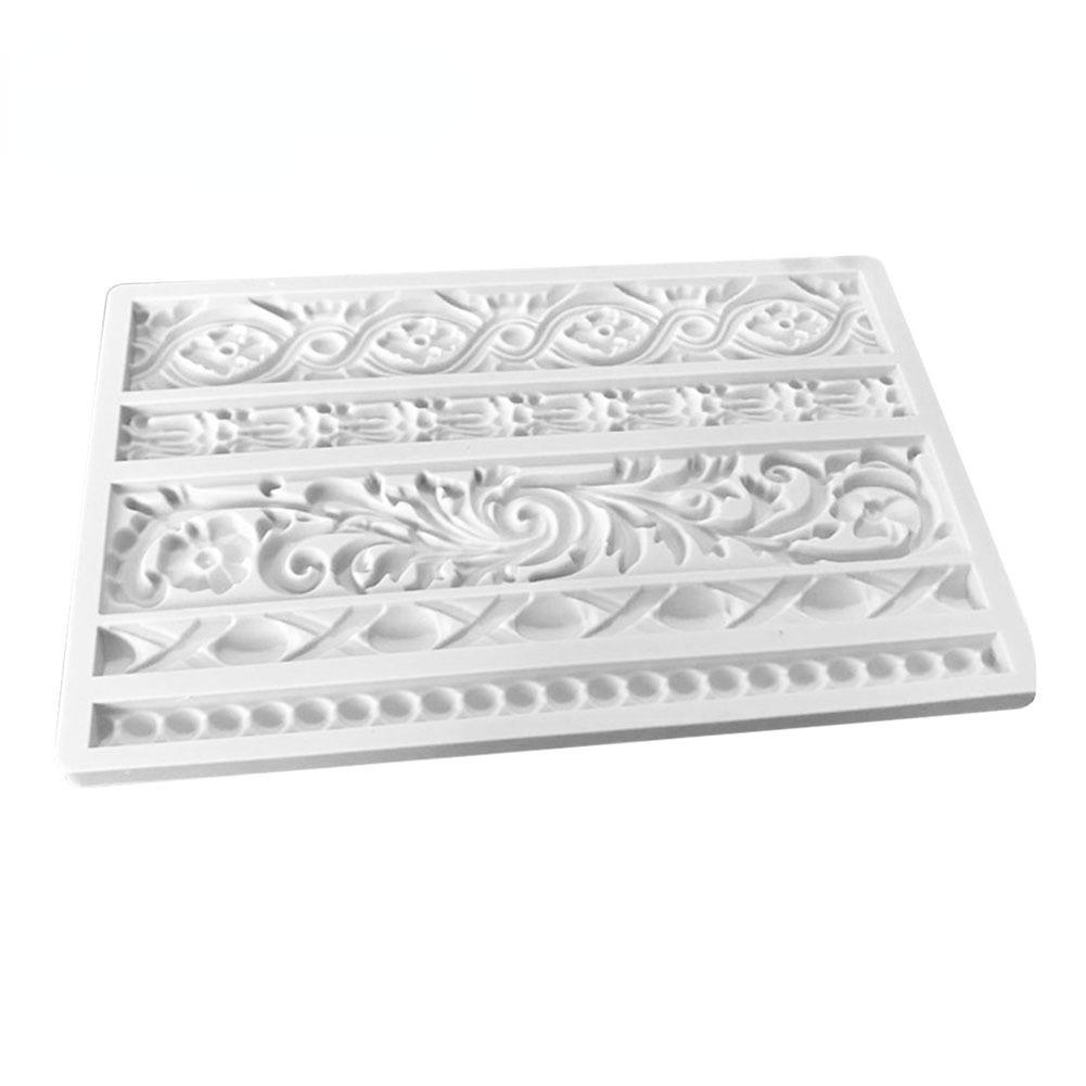 Силиконовая форма для торта «сделай сам» в виде цветочного кружева, помадки, шоколада, декоративного инструмента для выпечки AVE