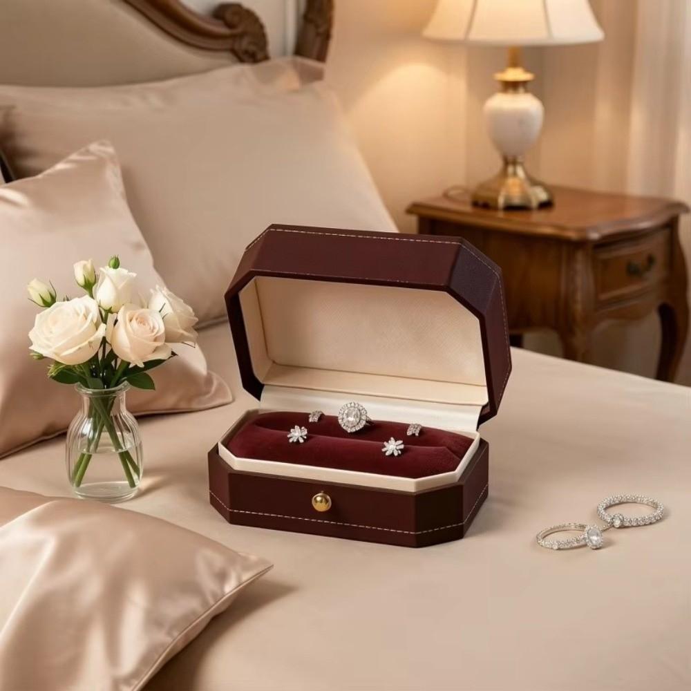 Velvet Lining European Palace Jewelry Box Ring Storage Vintage Jewelry Box Wedding Gift