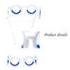 1/2/3 Pcs Car Anti-Vertigo Glasses Without Lens Motion Sickness Glasses Detachable Accessories for Old Adults Children Travel
