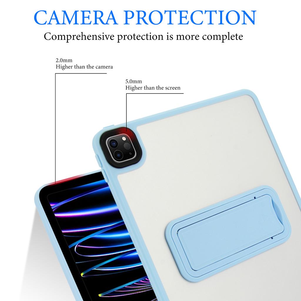 Чехол для планшета с подставкой для iPad Pro 11 (2022)/(2021)/(2020) Чехол из ТПУ+ПК с покрытием Soft-Touch