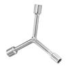 CoCud Y-Type 3-Way Socket Wrench, 8mm, 10mm, 12mm Length, CR-V Y-Type Hex Spanner Repair Tool (Application: Bicycle Maintenance and Repair), 1 Piece