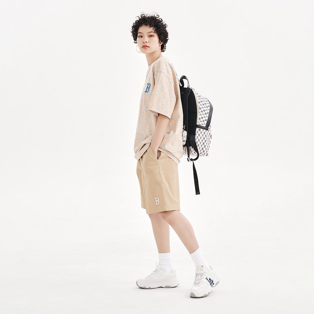 New MLB Boston Red Sox T Shirt Unisex Light Sand Brown 3ATSM1133-43SAL