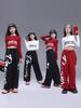 Девичий джазовый танцевальный костюм в корейском стиле: Укороченный топ-жилет и спортивные штаны - Модный комплект для тренировок