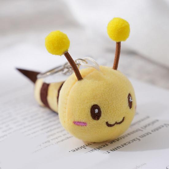 Симпатичные плюшевые игрушки в виде животных, брелок в виде пчелы, мультяшная черепаха, брелок для ключей, держатель для рюкзака, подвеска, украшение, украшение на день рождения