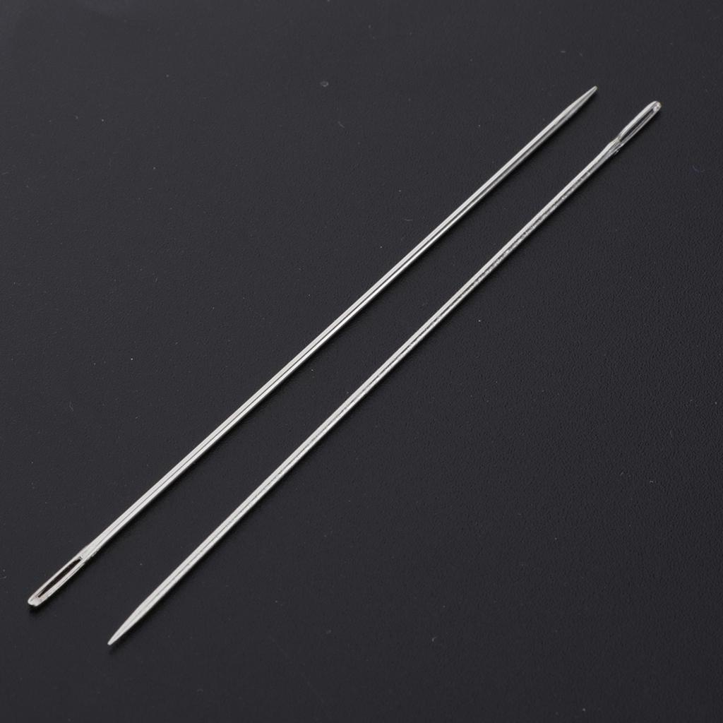 30Pcs Beading Needles, Seed Beads Needles Embroidery Big Eye Collapsible Set for Jewelry Making