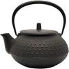 Iwachu Iron Teapot/Kettle Container, 5-Type, New Tortoise Shell, Black Finish, 0.65L, No Enamel, Suitable for Direct Heat, Nanbu Ironware, 12804
