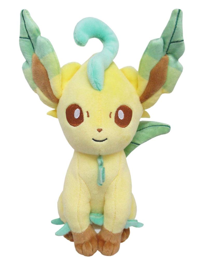 Sanei Boeki Pokemon ALL STAR COLLECTION Leafeon W12 x D10 x Plush Toy Pokemon PP123 (S) H20.5cm
