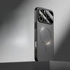 Новый чехол для iPhone15PROMAX с большим окном, тонким кольцом, магнитной фиксацией, с масляным напылением для ПК, подходит для чехлов для телефонов Apple 16