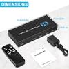 Мультивьюверный коммутатор 4x1 HDMI-совместимый четырехканальный бесшовный коммутатор 4 в 1 выход поддержка 4K 30 Гц для PS4 камера компьютер на телевизор монитор