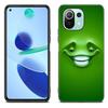 3D Funny Face Phone Case For Xiaomi Mi 11 Lite NE 11i 10T 11T Pro A2 A3 Lite POCO F3 M3 M4 C31 X3 Pro NFC GT Black Soft Cover