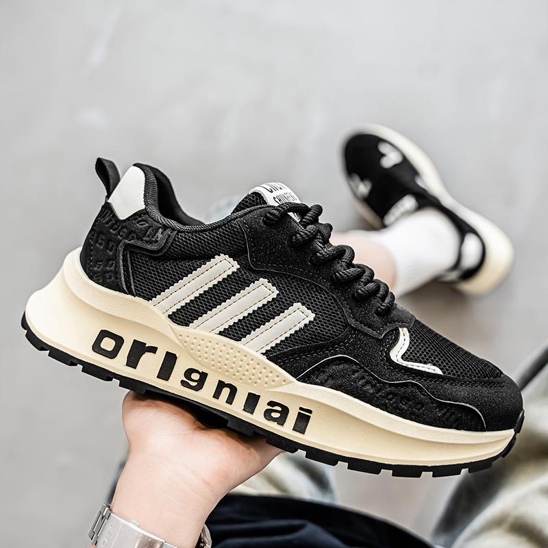 Новая мода мужская обувь Four Seasons удобная обувь для студентов и мальчиков трендовые мягкие подошвы дышащие повседневные кроссовки для бега