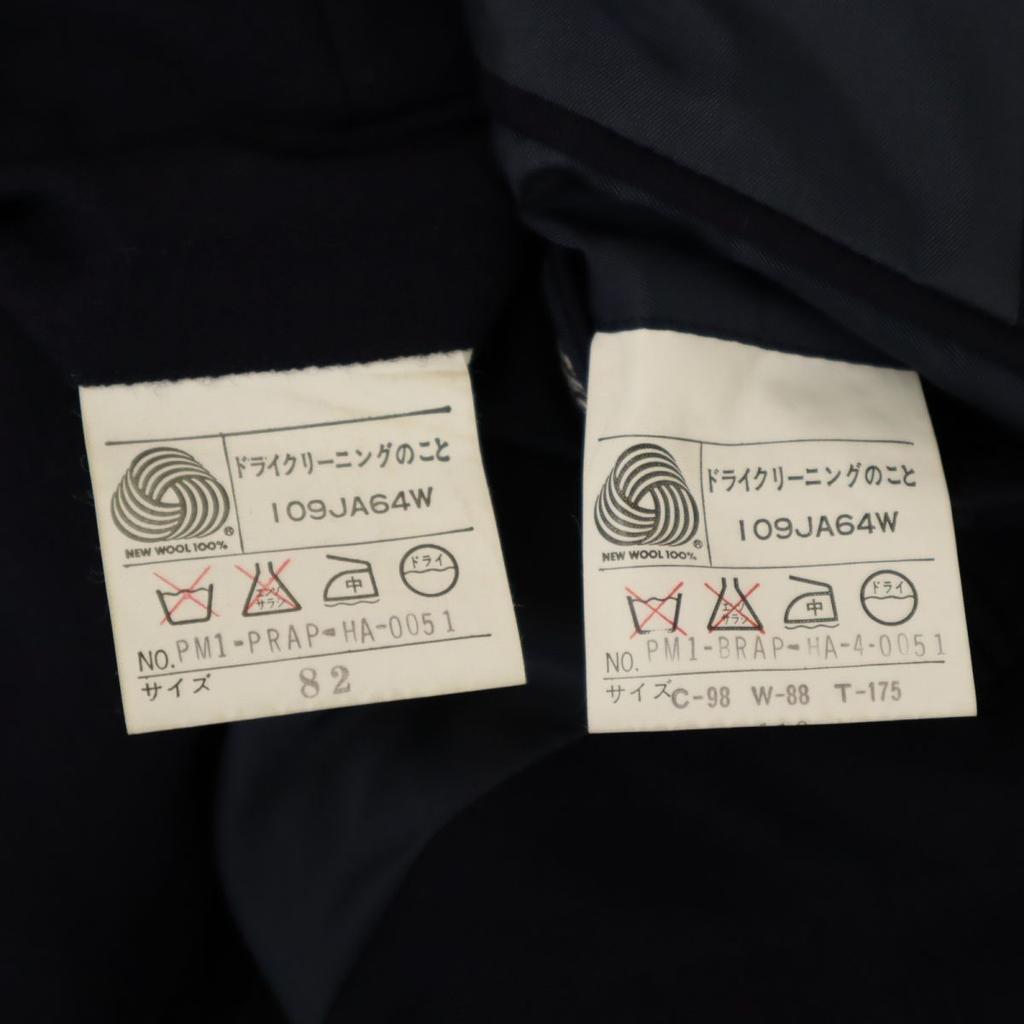 Chaps от Ralph Lauren костюм из шерсти 80-х годов Комплект Верх C-98/низ 82 Темно-синий Мужской Б/у