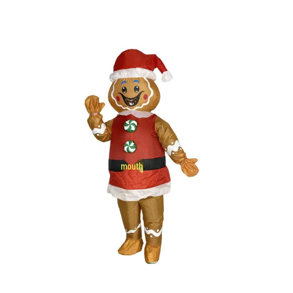 Inflatable Christmas Costume: Santa Claus Riding Reindeer Suit