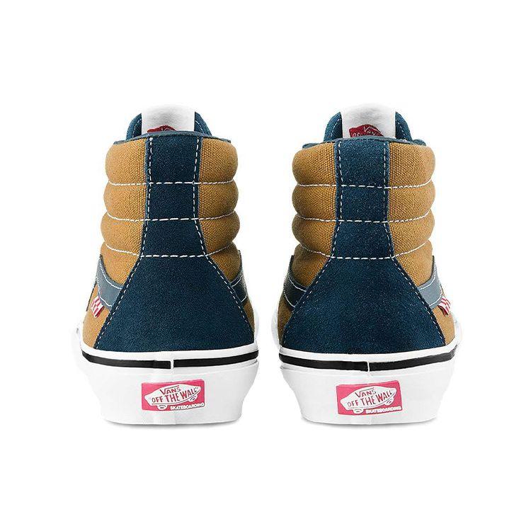 Vans Дейн Рейнольдс X Скейт Sk8-Hi Унисекс Темно-синий Золотисто-коричневый VN0A5FCC9CV