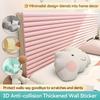 Мягкие 3D текстурированные наклейки на стену - Водонепроницаемые и влагостойкие, Отклеиваются и приклеиваются Угловые защитники, Декор для стен, столов, стульев