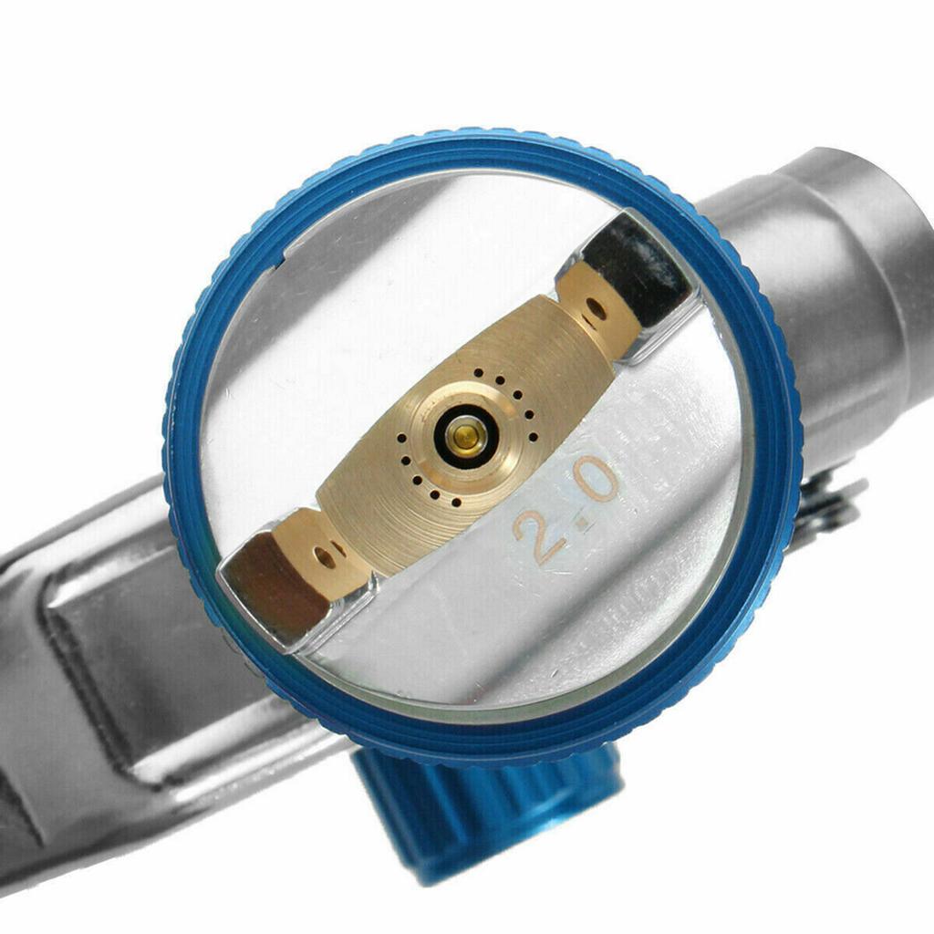 HVLP Professional Spray Gun 1.4mm 1.7mm 2.0mm Steel Nozzle Household Spray Gun Portable Car Paint Spray Gun Kit Pneumatic Tools