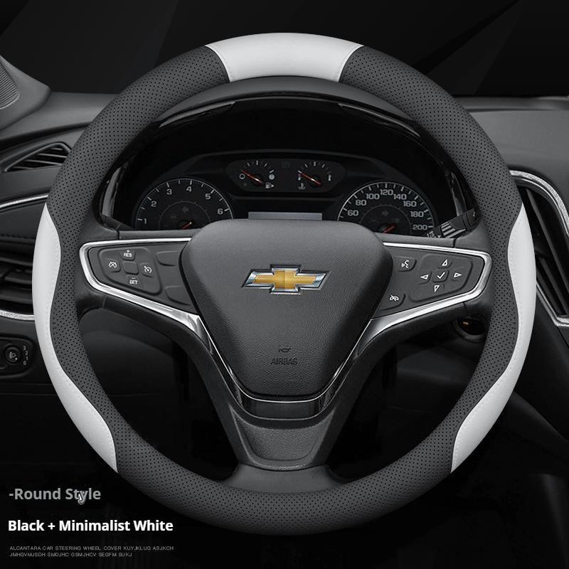 HNOXY1 Кожаная Накидка на Руль Автомобиля для Chevrolet Aveo Cruze Spark Orlando Prisma Sail Tracker Silverado Camaro Equinox Аксессуары