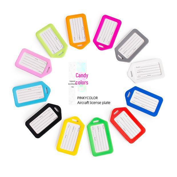 Водонепроницаемый прозрачный защитный чехол из ПВХ для багажа и набор бирок