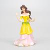 6pcs Disney Princess Figures Toy Set With Aurora And Belle For Cake Decoration