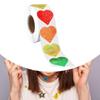 Heart Stickers Roll Love 8 Colors Design Wateproof Decor Sealing Card Making for