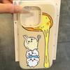 Желейный чехол-подставка 2-в-1 для Apple iPhone 11, матовый чехол 2-в-1 для телефона, мультяшный чехол высокой моды