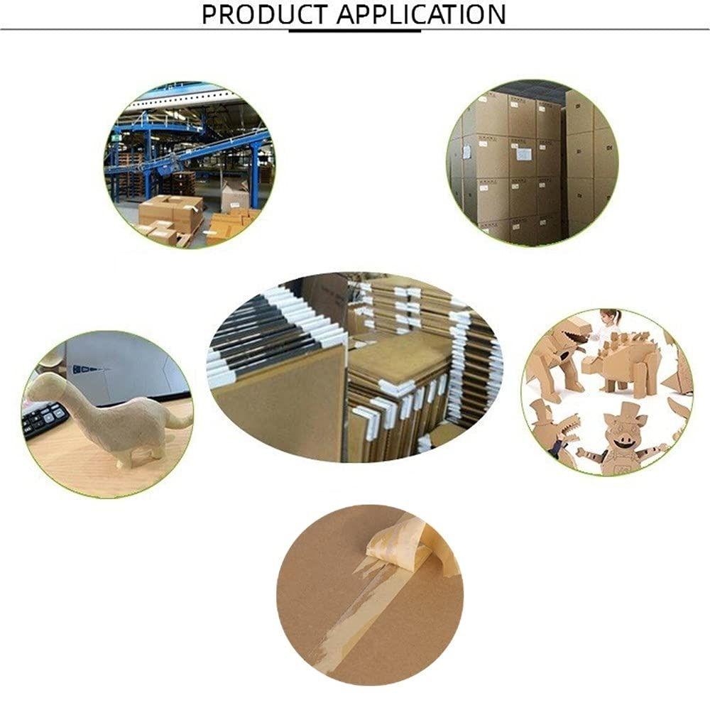 30 м/рулон самоклеящаяся упаковочная лента для запечатывания коробок коричневая крафт-бумажная лента