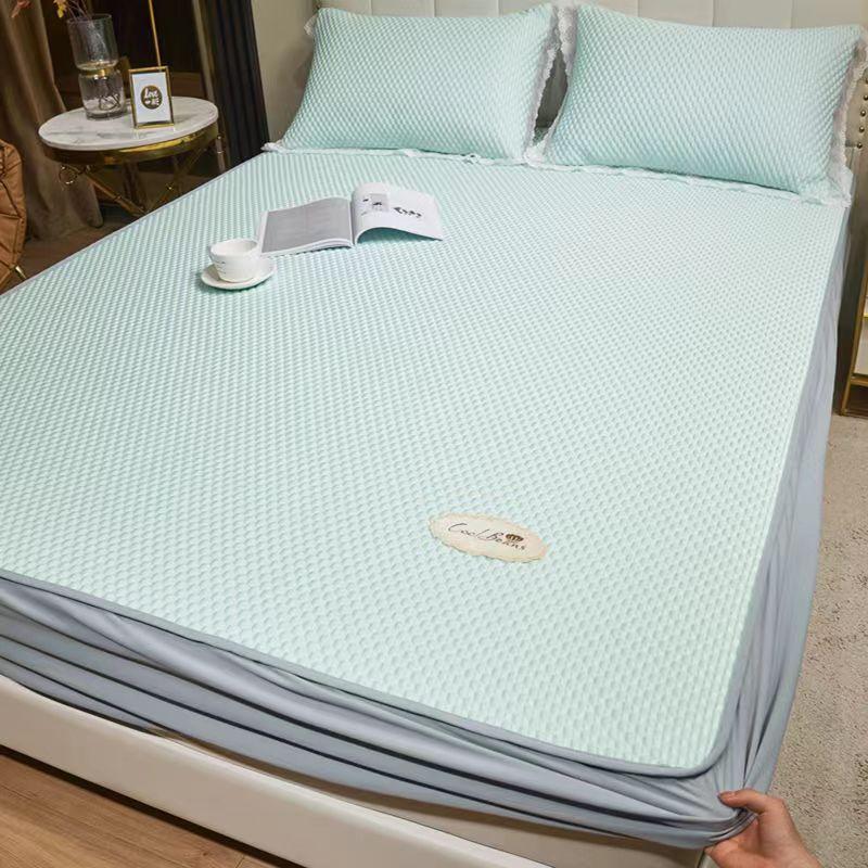 Постельное белье из ледяного шелка, утолщенное складное, можно стирать в машине, летнее мягкое сиденье премиум-класса для детей
