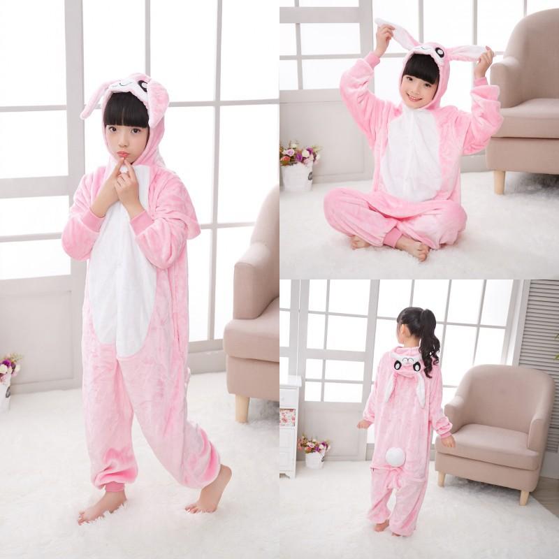 Kigurumi Onesie Kids Unicorn Pajamas For Children Animal Cartoon Sleepers Baby Costume Winter Girls Licorne Jumspuit