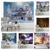 Christmas Tree Snowman Decorative Tapestry Home Living Room Bedroom Wall Decoration