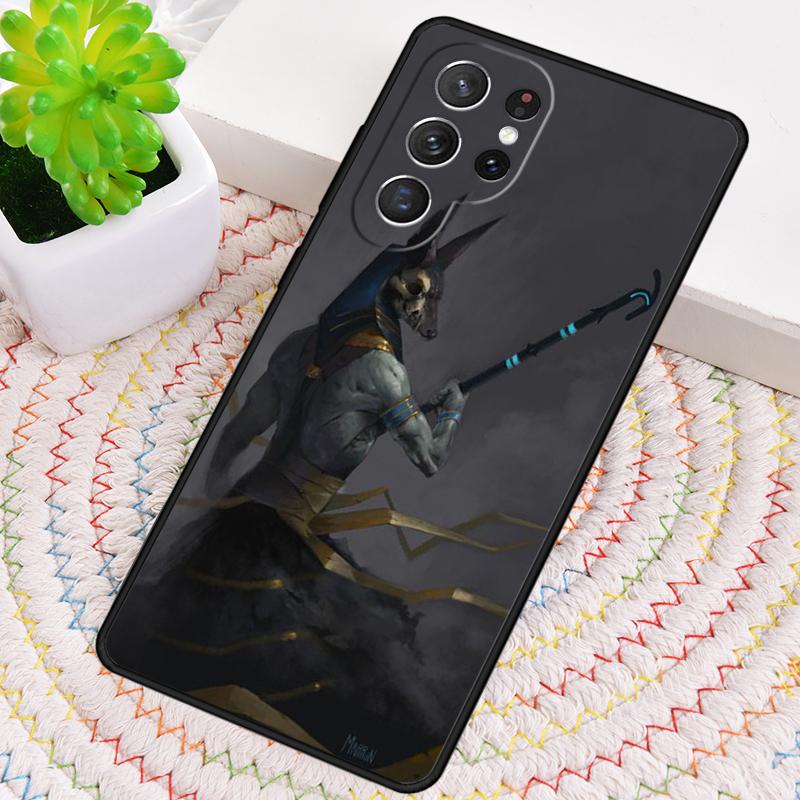 Чехол для телефона Египетский Бог Анубис для Samsung Galaxy note 10 pro S26 Ultra S23 S24 FE S25 S21 S22 PLUS ударопрочный
