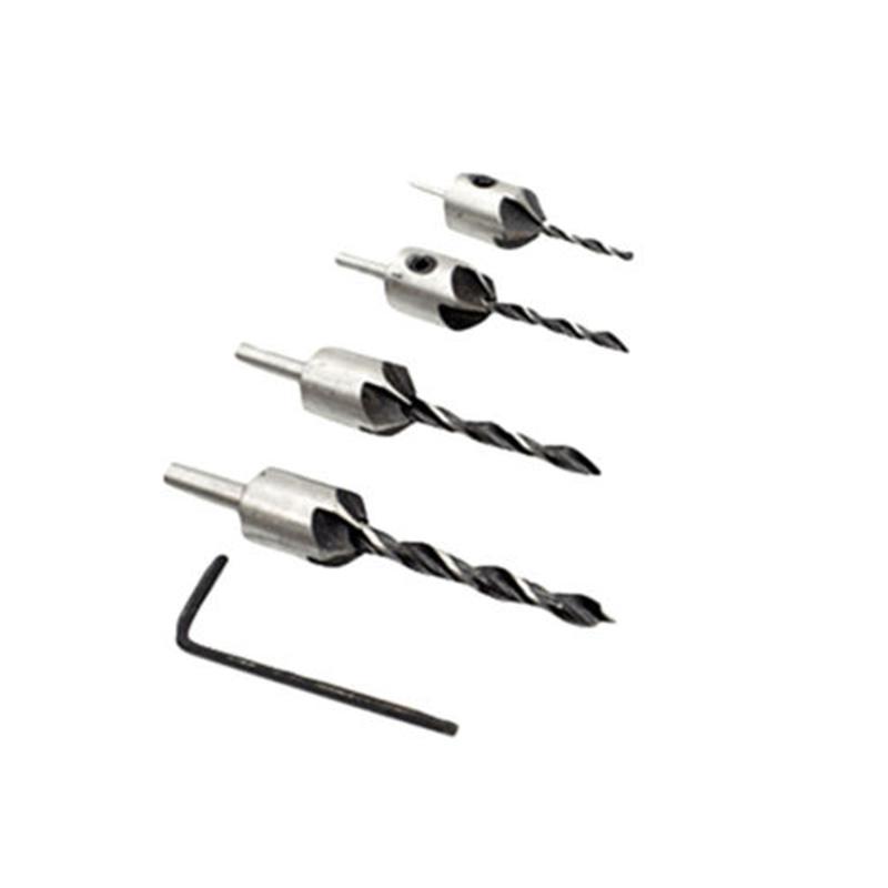 Горячие 8 шт./компл. винт с зенковкой, режущие сверла, сверла по дереву, зенковка