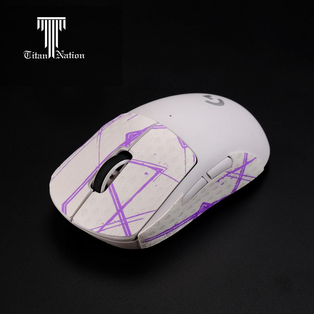 Custom Textured Reptile Grain Grip Tape Compatible Ultra-Light Symmetrical Ergo Feather-Light Mouse Skin Gift for GPW2/3