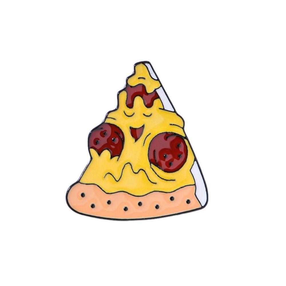 Vintage Halloween Lapel Pins Cute Cartoon Metal Brooch Cartoon Food Brooch  Holiday Decoration