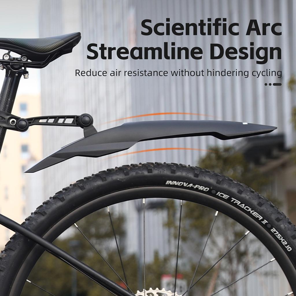 Велосипедное крыло, расширенное, быстросъемное, универсальные велосипедные крылья 26–29 дюймов, регулируемые передние и задние грязевые велосипедные крылья
