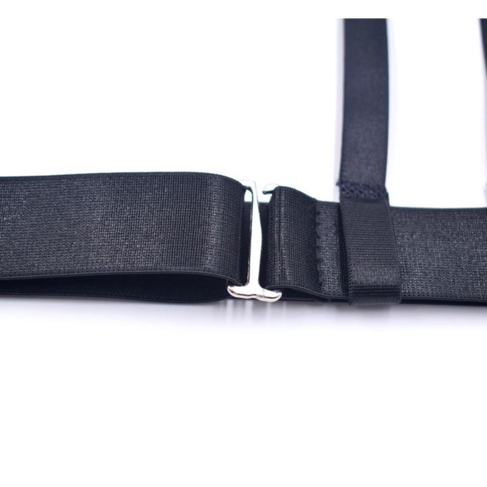 4/6 Metal Clips Socking Stays Holder Elastic Leg Suspenders Braces Uniform