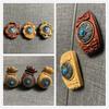 Rosewood Sandalwood Six-Character Mantra Rotating Lotus Bracelet