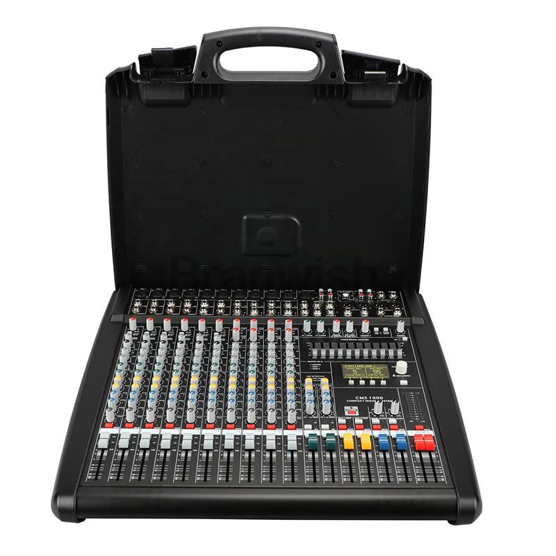 CMS1000-3 48 В Phantom Audio Mixer Console Professional 10-канальная компактная система микшерного пульта для сцены, церковной студии