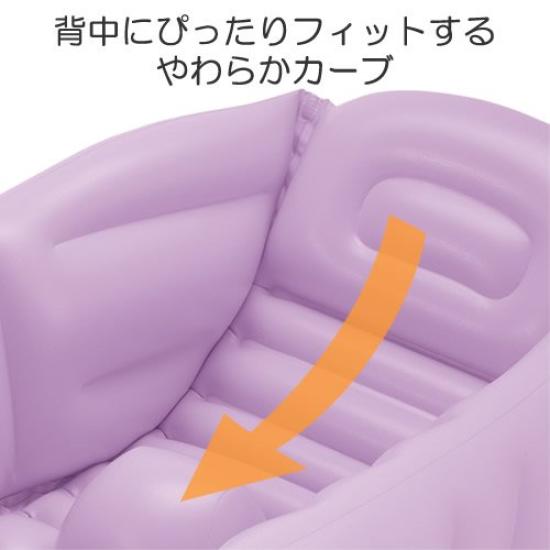 Richell Мягкая детская ванночка W Фиолетовая до 6 (Месяцы новорожденности)