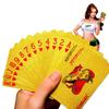 Quality Waterproof PVC Plastic Playing Cards Set Trend 54pcs Deck Poker Classic Magic Tricks Tool Pure Black Magic Box-Packed