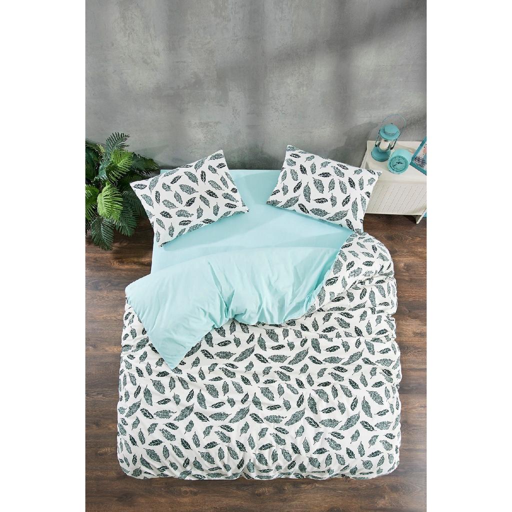 Tiles Single Patterned Duvet Cover Set, Elastic Sheet And 1 Pillowcase