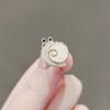 Cute Little Snail Brooch, Trendy and Unique Collar Pin, Anti-glare Pin, Collar Pin, Cardigan Sweater