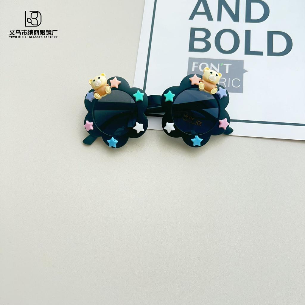 Fashion Children'S Sunglasses Diy Cute Boys And Girls Outdoor Sunshade Sunscreen Uv Protection Sunglasses Children'S Glasses