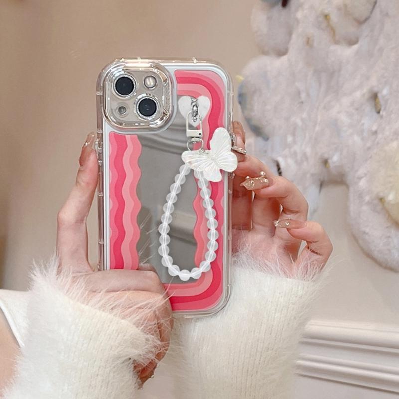 Crystal Butterfly Keychain Key Jewelry Key Accessory Elegant Bag Pendant Charm Keyring Suitable for Bags and Gifts