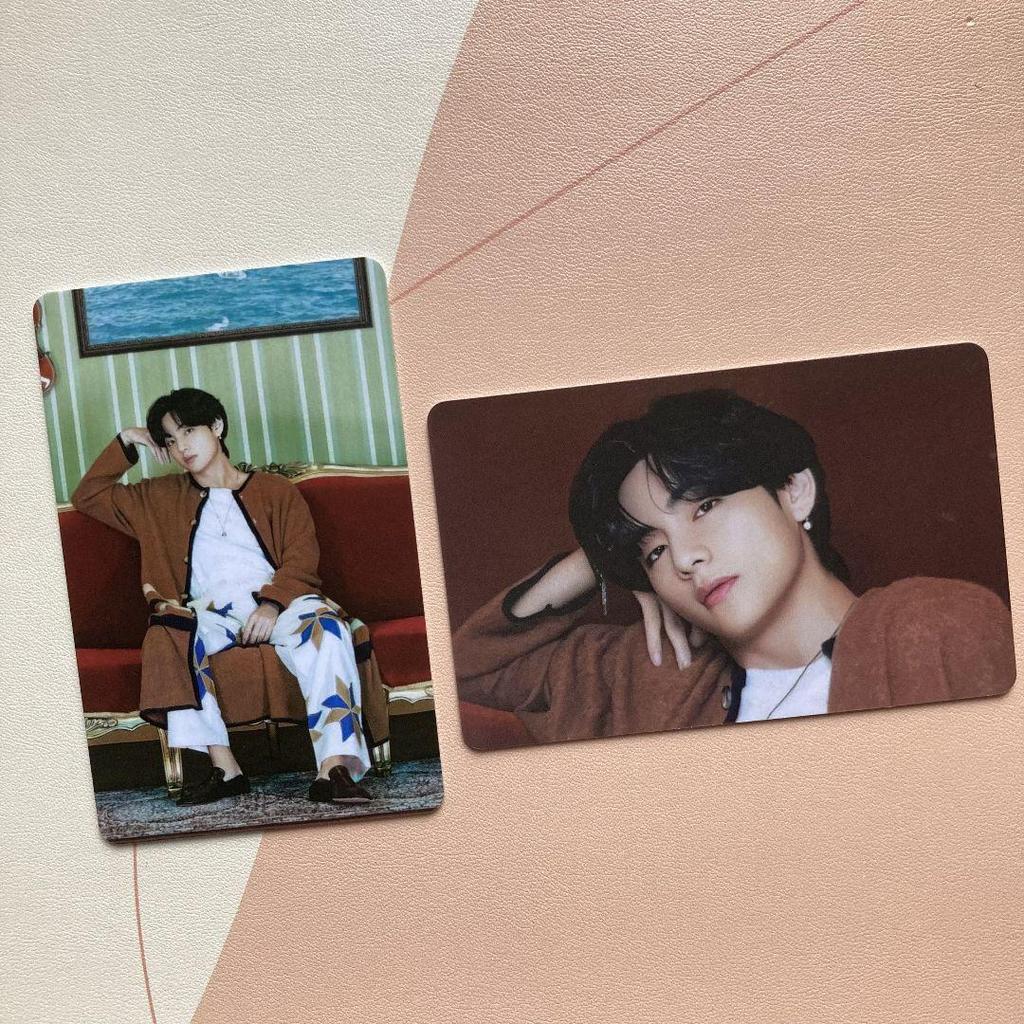 [USED] BTS Bangtan Boys Taehyung V BE Unreleased Lucky Draw Trading Cards 2 Pieces