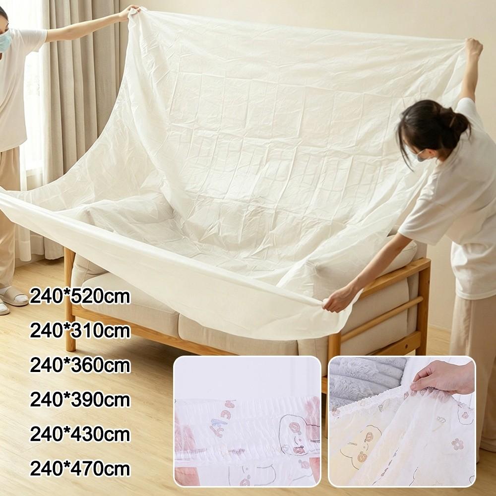 Waterproof Disposable Dust Covers Drawstring Dust-proof Cover Dust Film Bed Sofa Tea Table Chair