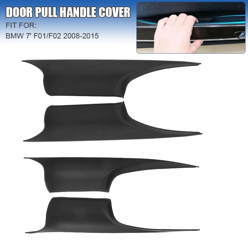 Front Rear Door Interior Handle Pull Carrier Cover 51429151212 51419115501 For BMW 7 Series F01 F02 2008 2009 2010 -2015