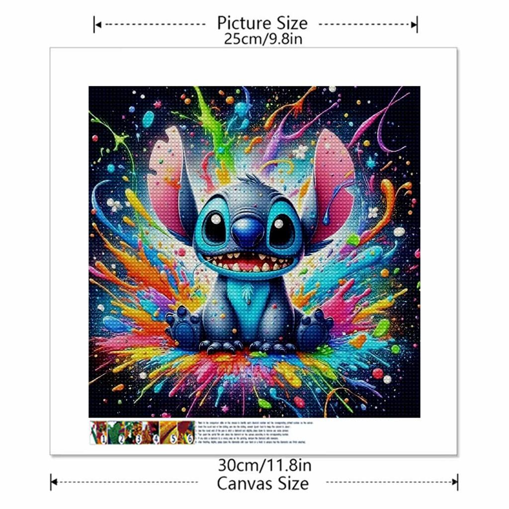 Full Round Diamond Painting Lovely Stitch Art Rhinestone Picture Mosaic DIY 5D Cross Stitch Embroidery Home Decoration