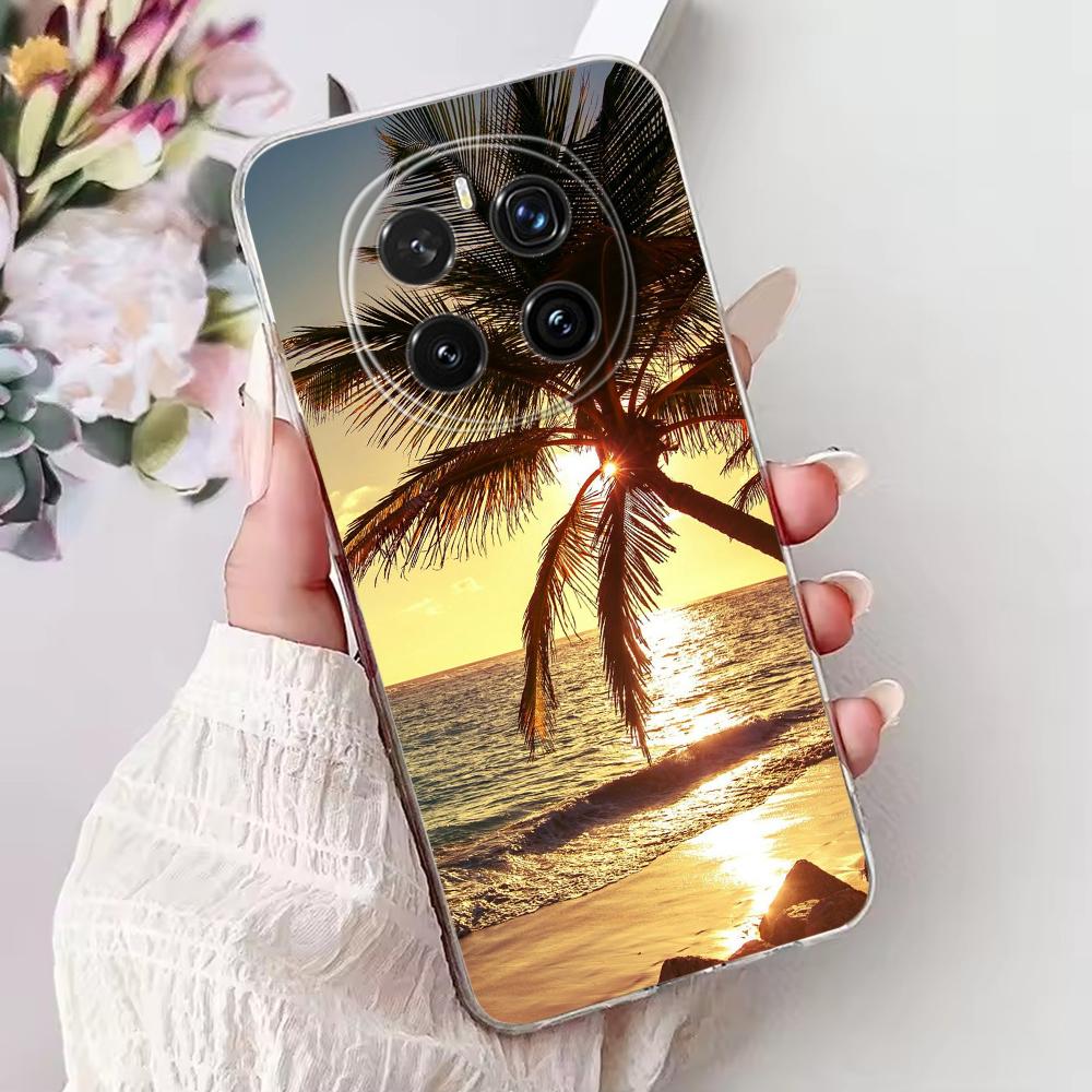For Honor Magic 7 Pro Silicone Case Cute Pattern Soft Clear TPU Phone Cover For Huawei Honor Magic7 Pro Funda Transparent Bumper